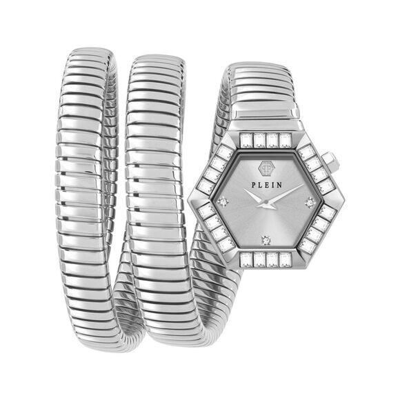 $nake Hexagon Crystal Watch